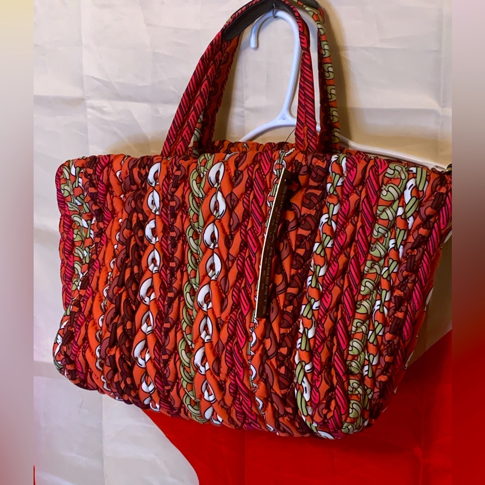Sondra Roberts Women’s Large Squared Red Handbag